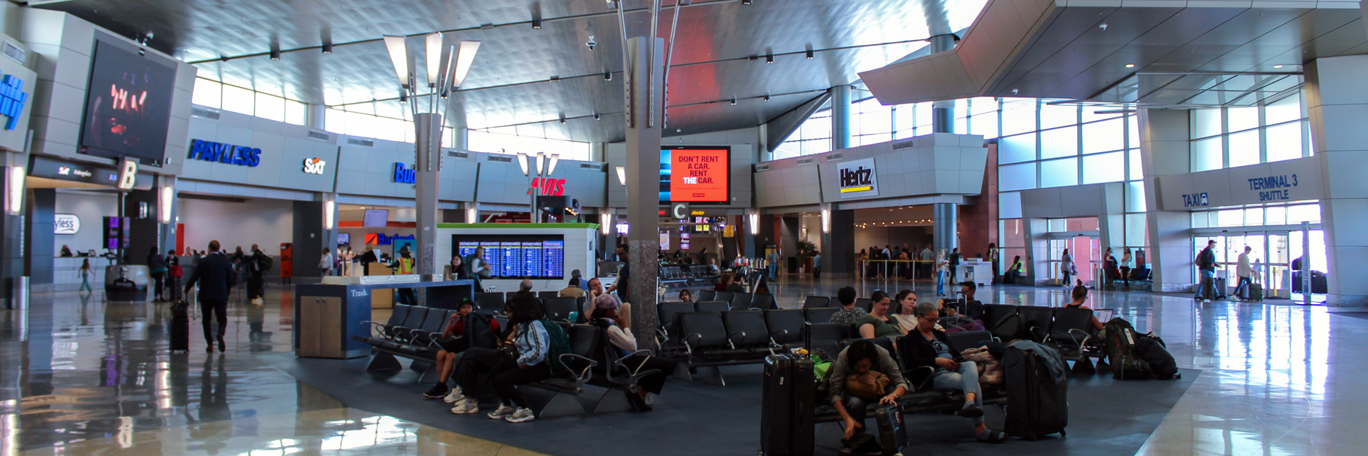 rental cars page header