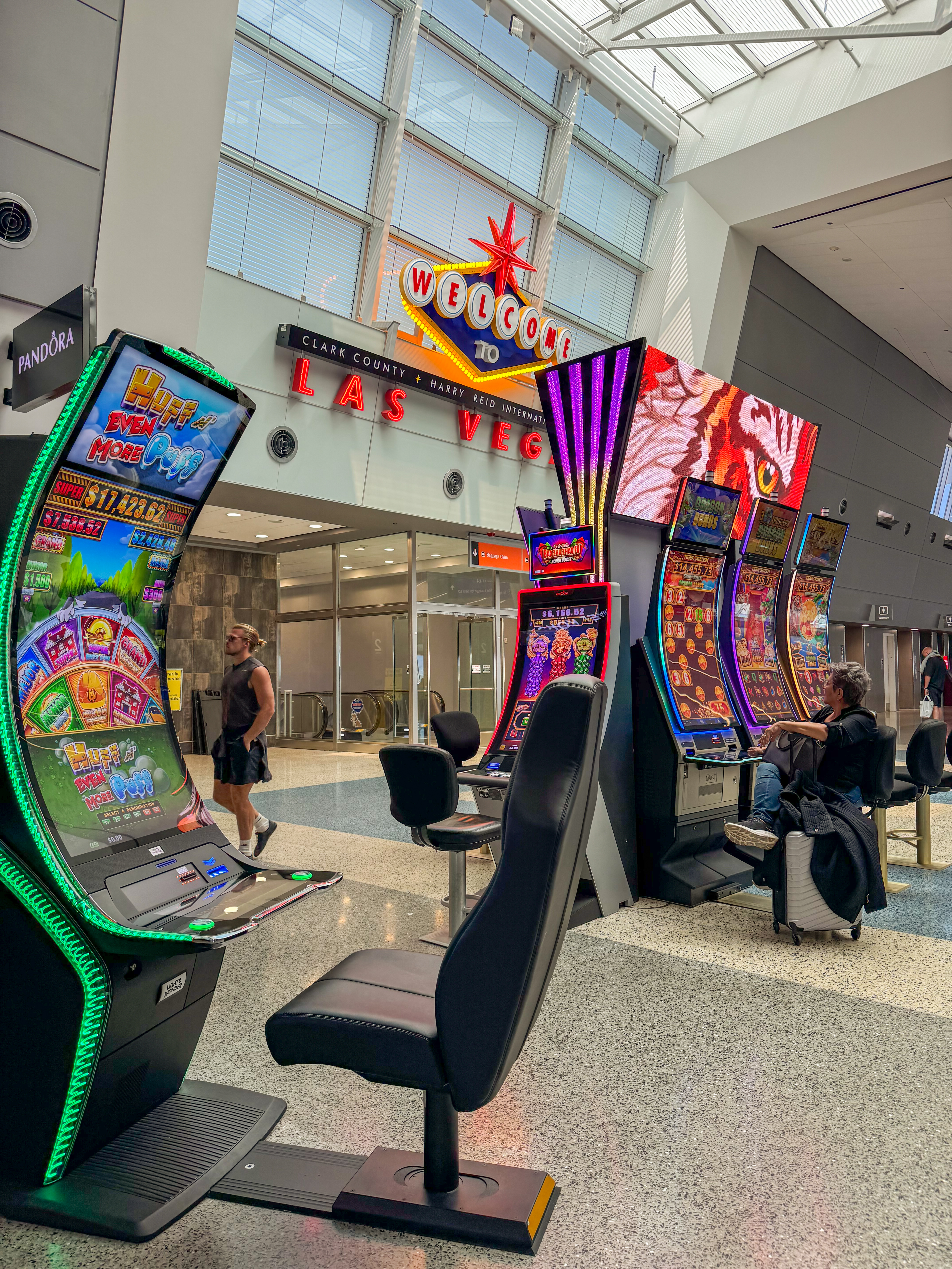 Gaming photo at Harry Reid International Airport 