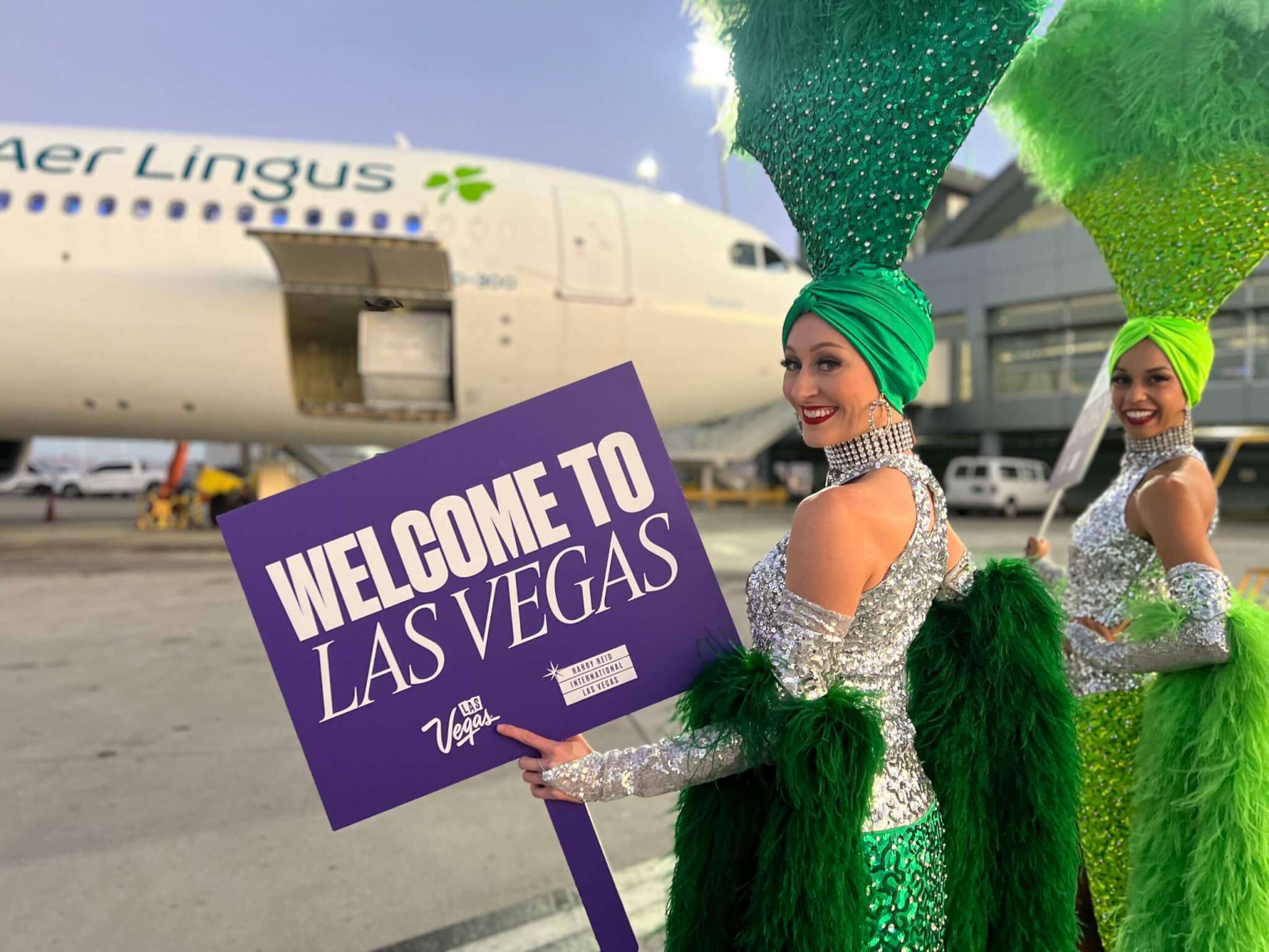 Aer Lingus brings luck of the Irish to Las Vegas