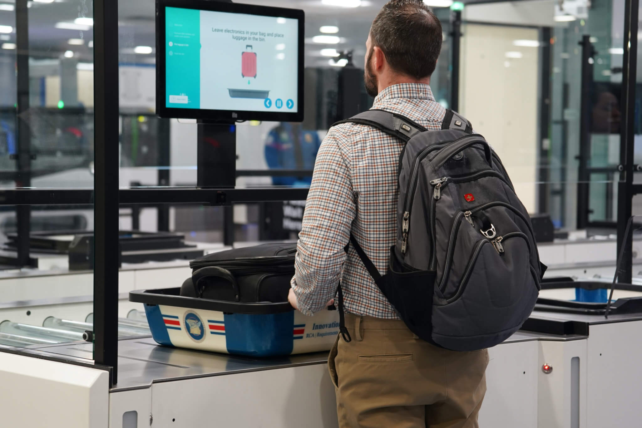 TSA Testing Self-Service Screening at LAS