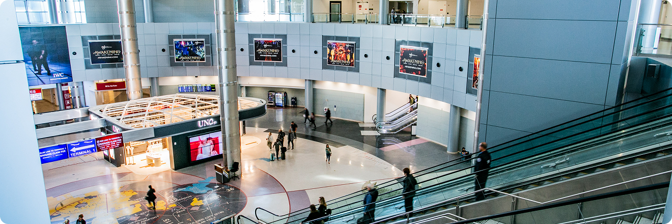 Airport facilities header image