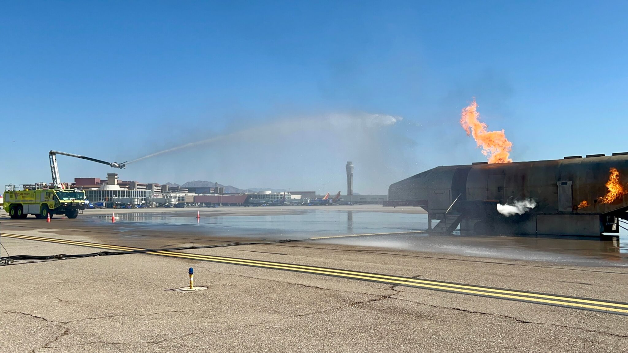 LAS firefighters test skills during annual exercise