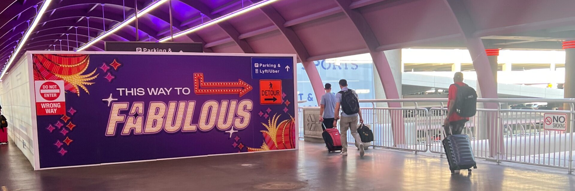LAS debuts ‘Fabulous’ new ride share pickup area
