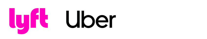 Ride Share Logos Lyft Uber