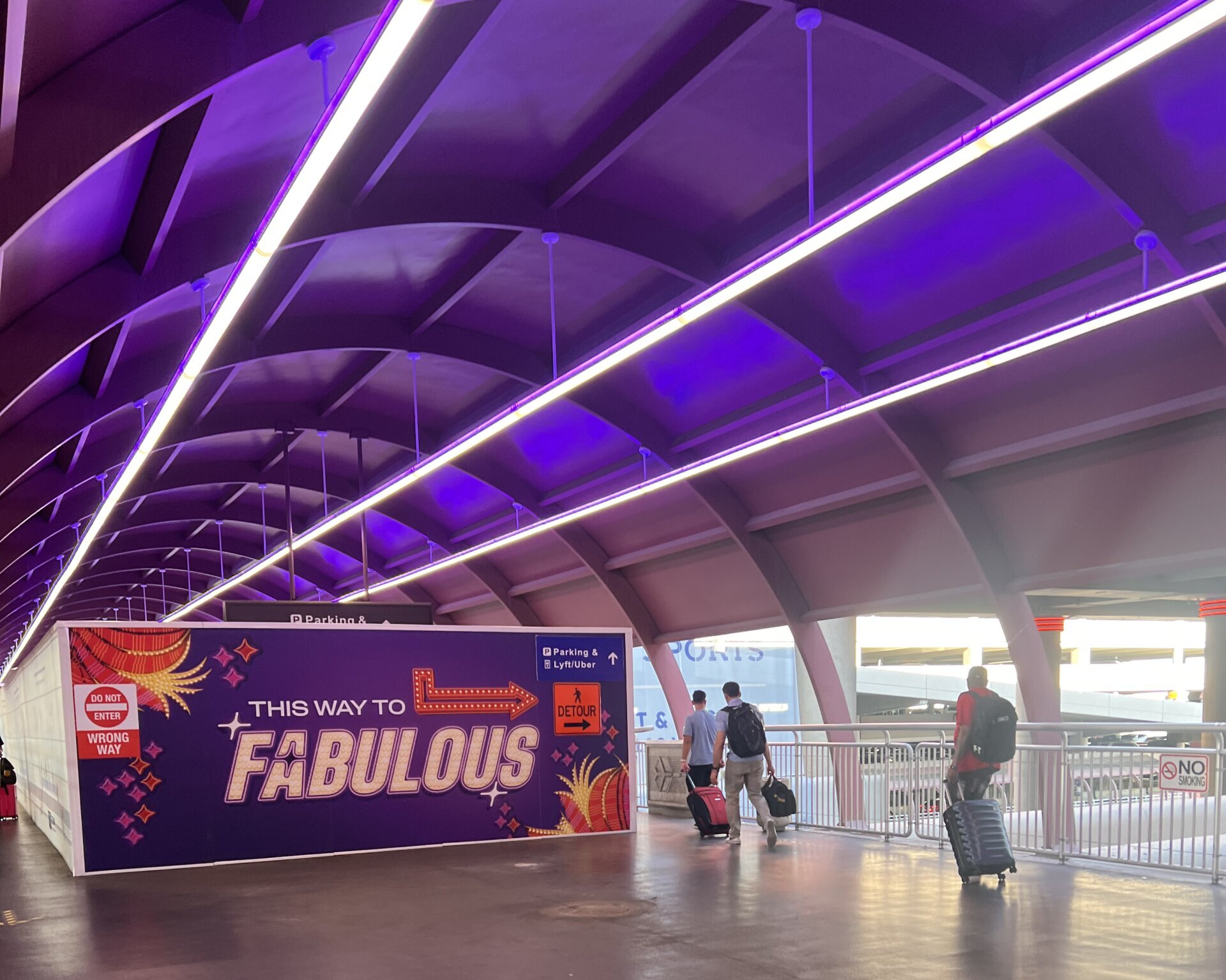 LAS debuts ‘Fabulous’ new ride share pickup area