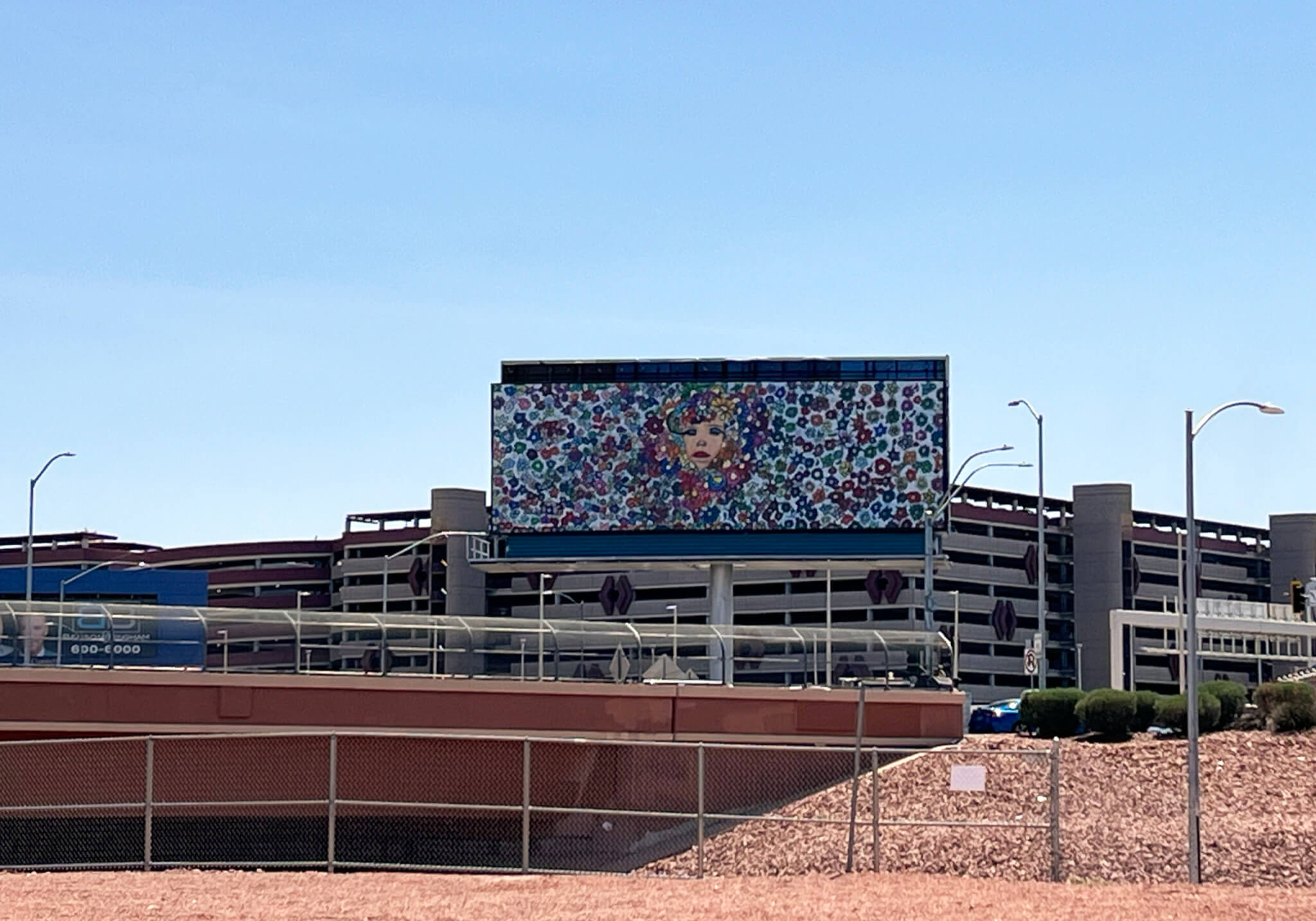 Airport Billboard Showcases Local Student Artwork