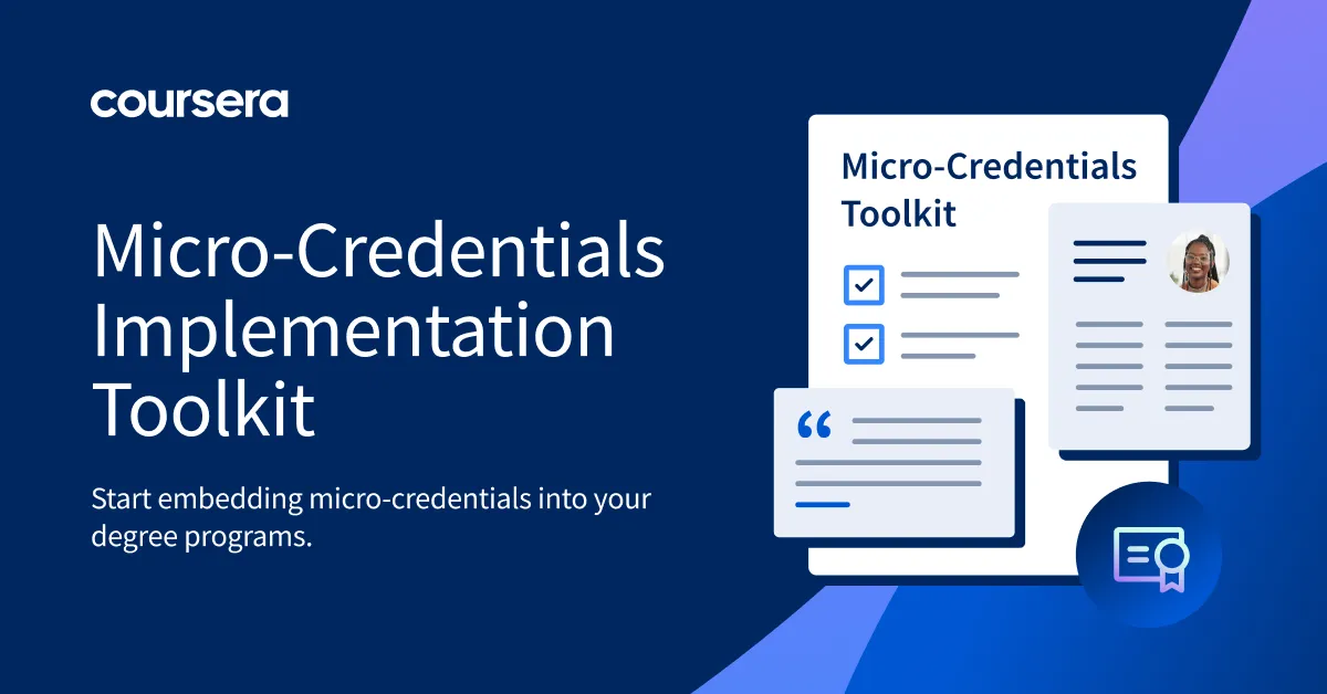 Micro-credentials Implementation Toolkit | Coursera
