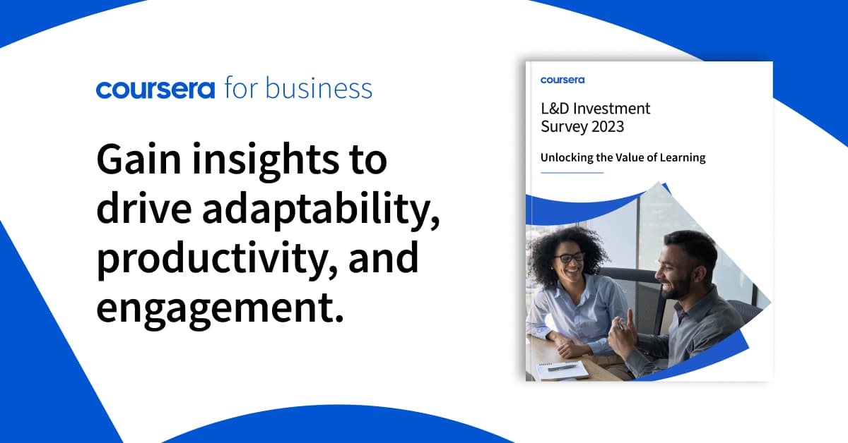Coursera E-book | L&D Investment Survey 2023