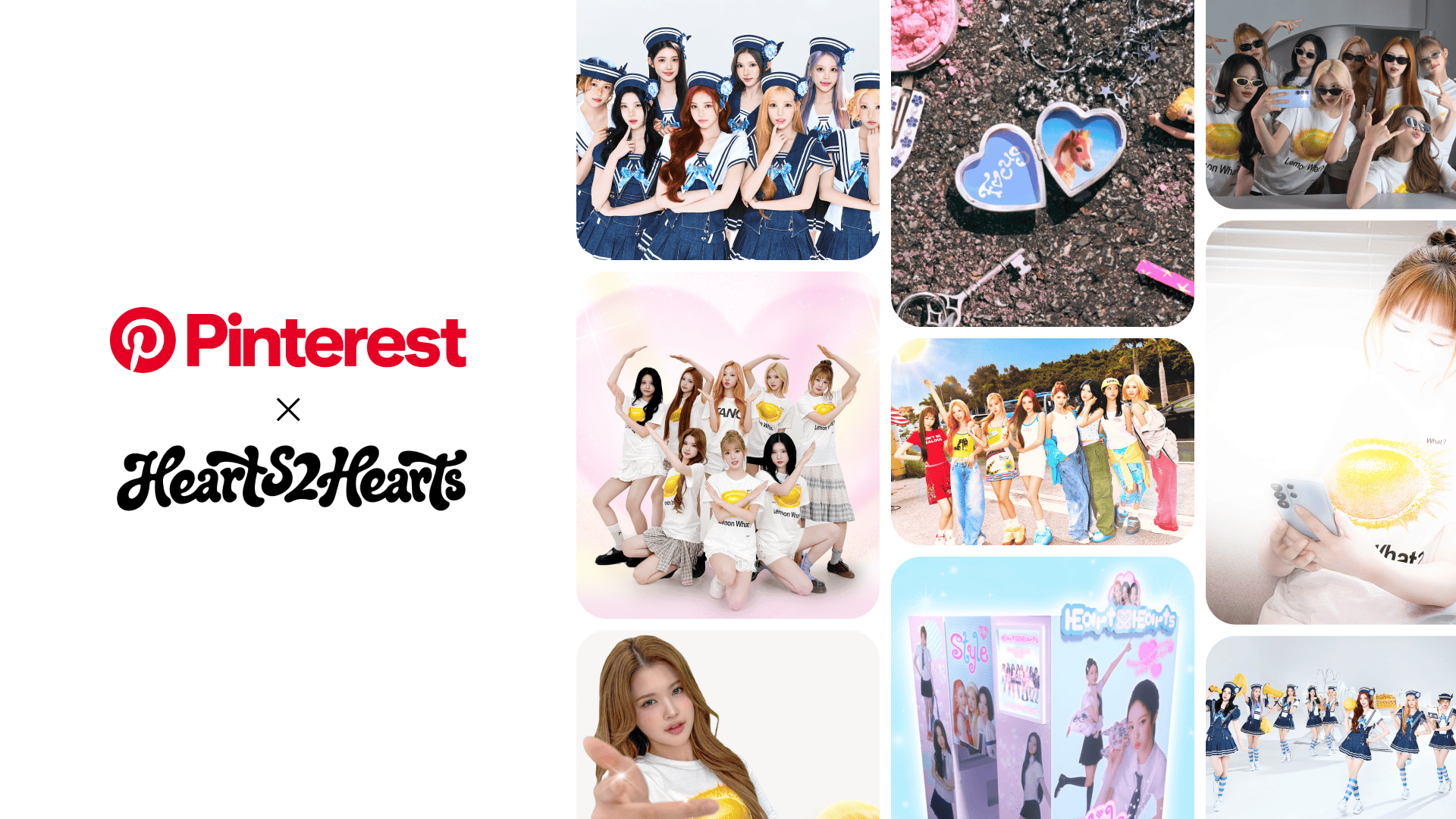 Summer era with Hearts2Hearts featuring eight-member K-pop girl group in vibrant and fun colours