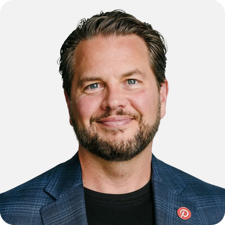 Portrait du chef de la direction de Pinterest, Bill Ready