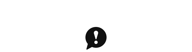 An icon representing an error message