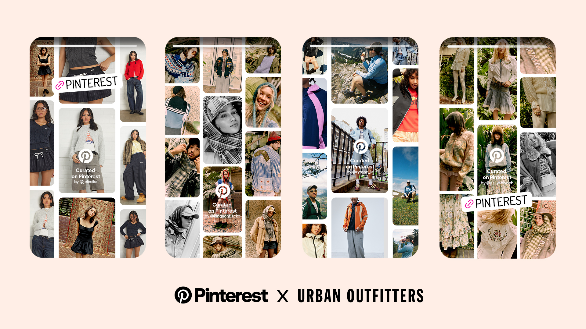 Pinterest modereferenz der Generation Z für verschiedene Stile