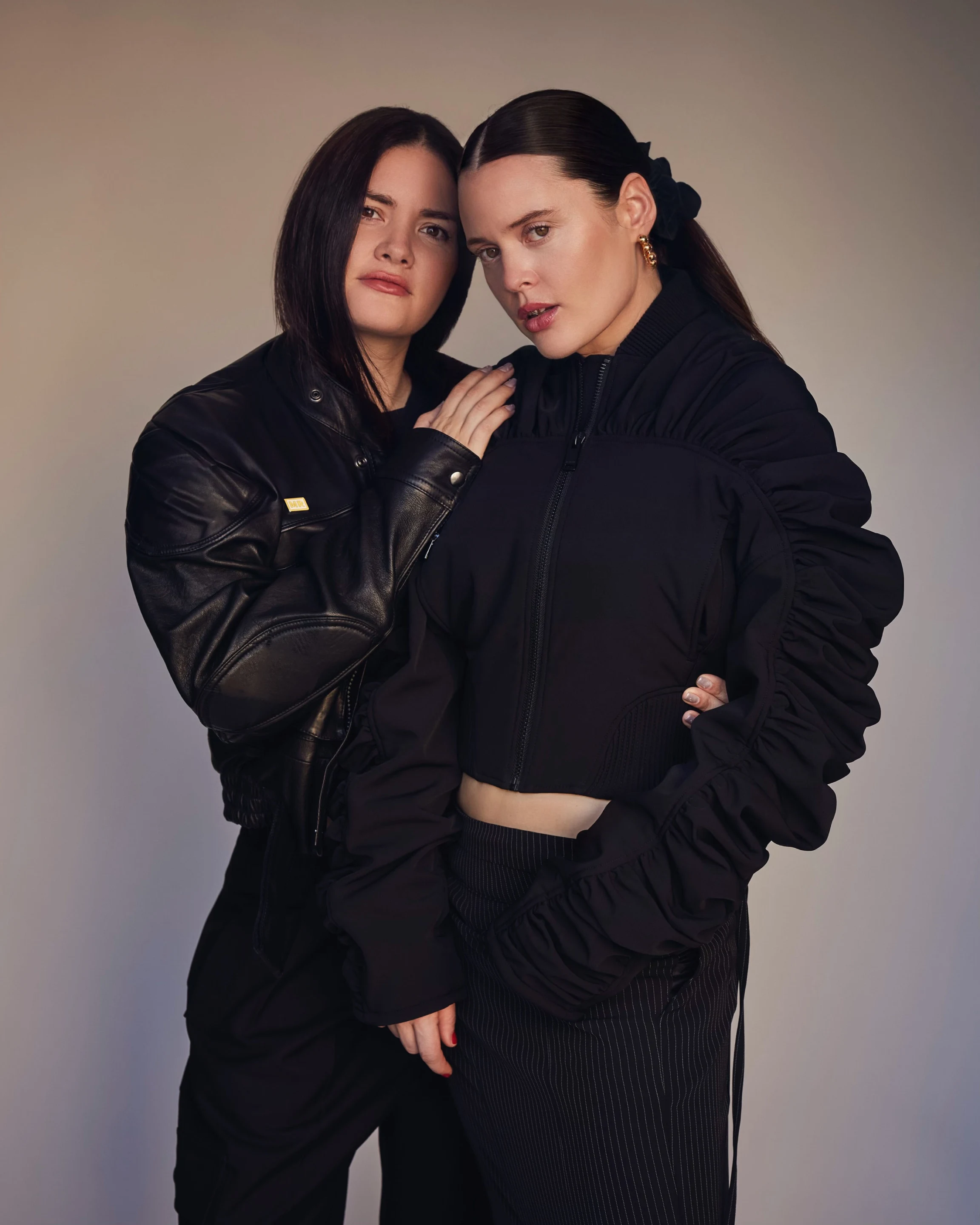 A portrait of celebrity stylists Chloe and Chenelle Delgadillo