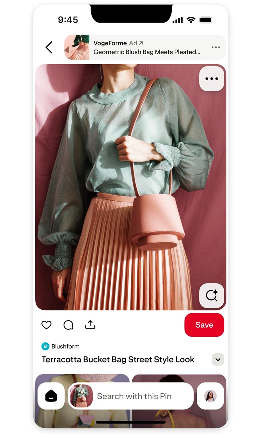 Pinterest Presents product visual