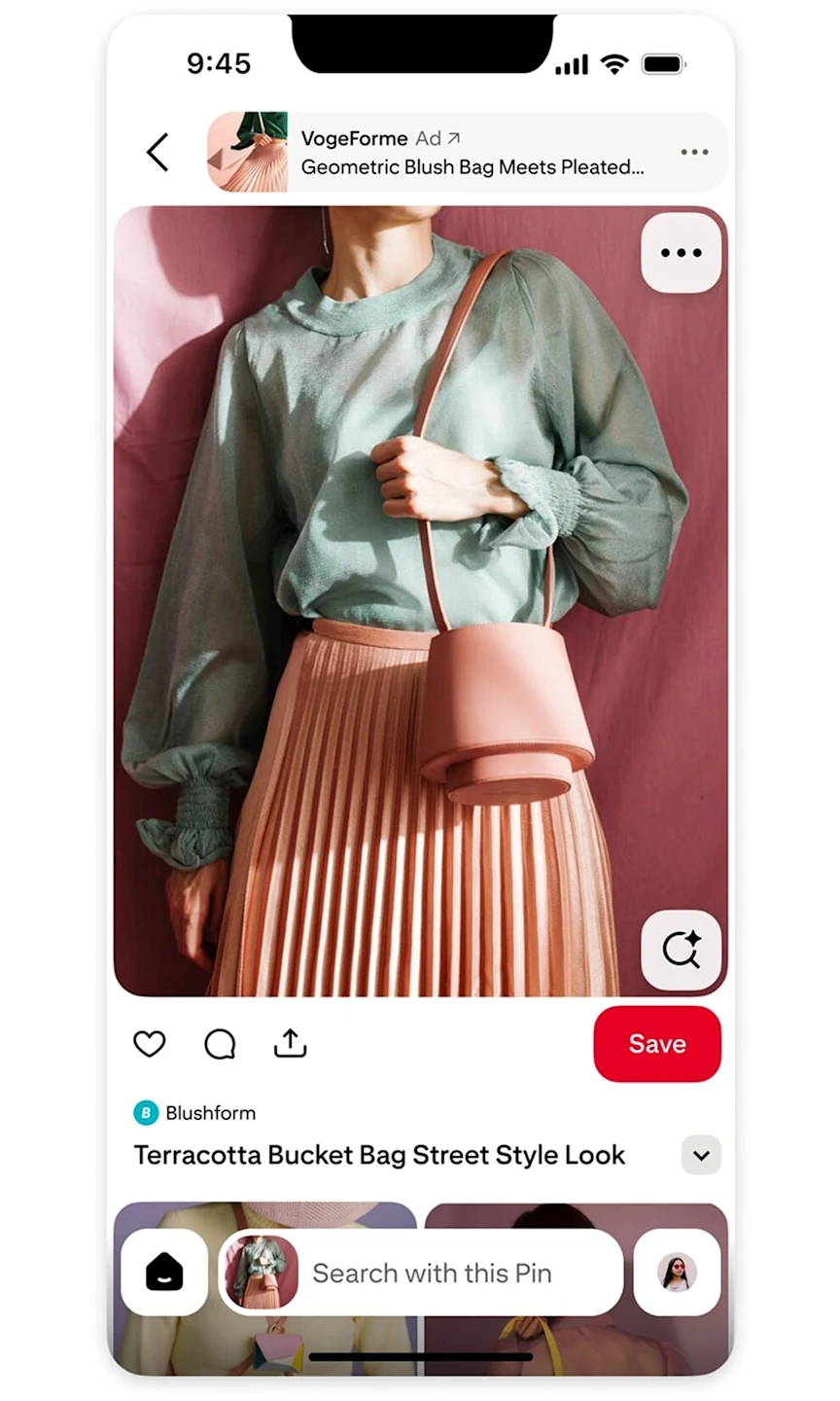 Pinterest Presents product visual