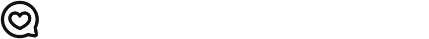 Une icône de bulle de dialogue en forme de cœur.