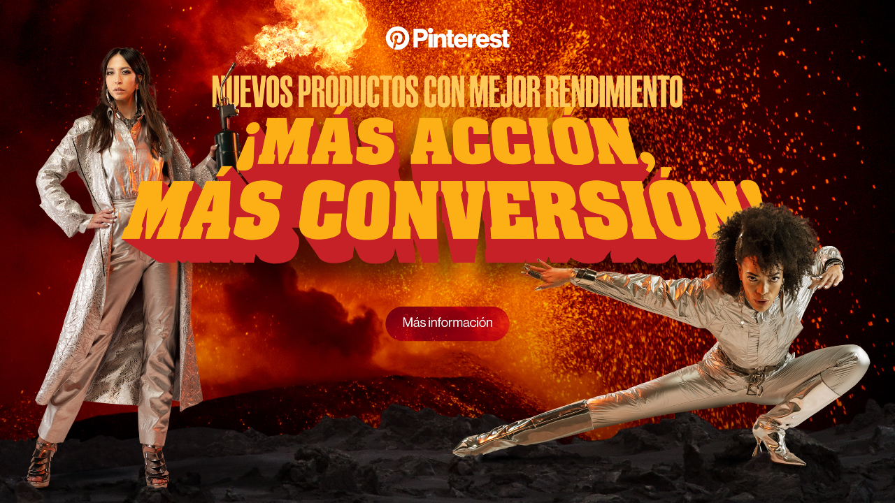 Dos mujeres glamorosas frente a un volcán llevan la acción a los especialistas en marketing y a las conversiones