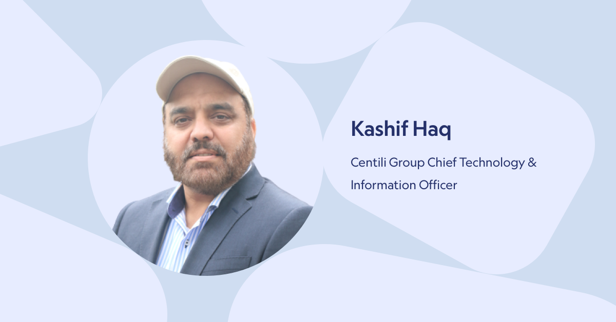 Portrait of Kashif Haq, Centili Group CTIO