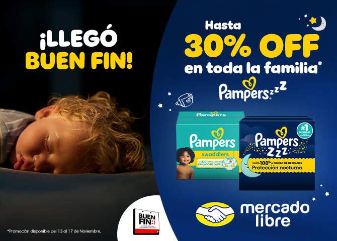 Llegó Buen Fin Pampers Swaddlers y Pampers ZZZ Mercado Libre