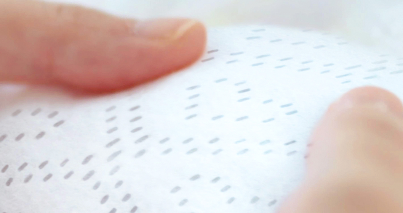 Toplaag van de Harmonie luier, gemaakt met plantaardige materialen