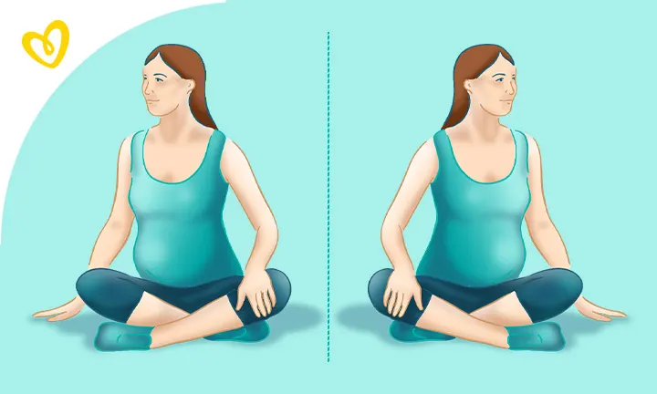 Seated trunk twist exercise. Seated trunk twist exercise.