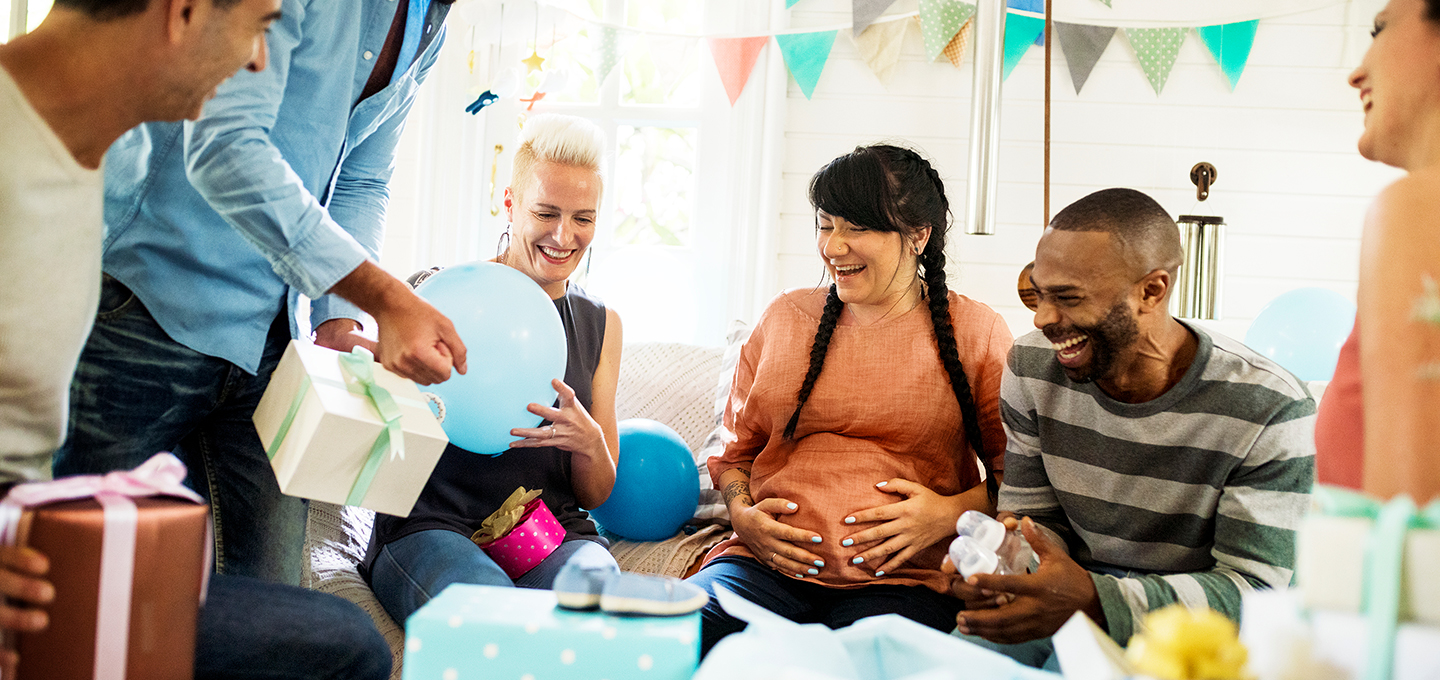 Diaper raffle for a baby shower