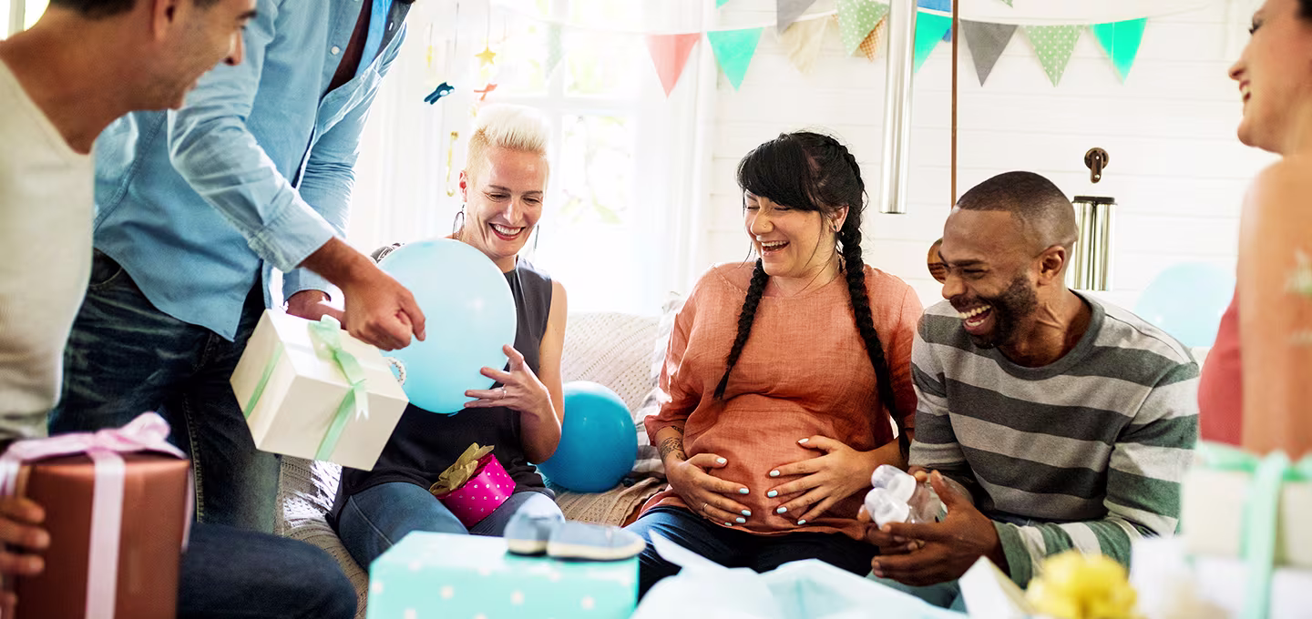 Diaper raffle for a baby shower