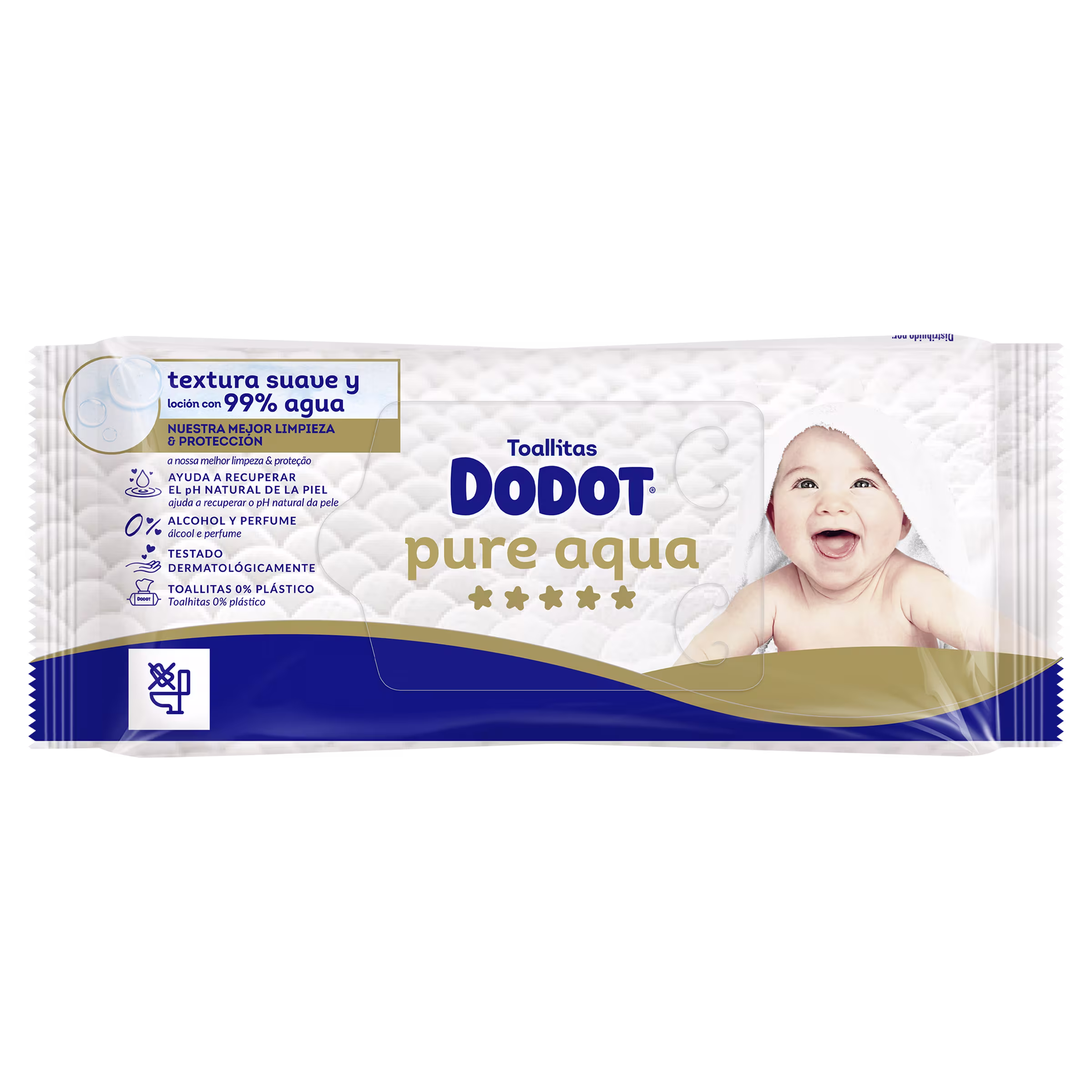 Dodot® Aqua Pure Valoración de 4.8 sobre 5 estrellas