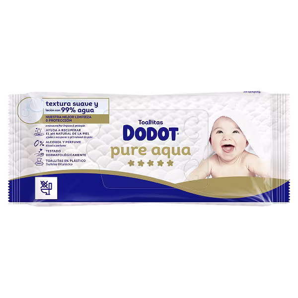 Dodot® Aqua Pure Valoración de 4.8 sobre 5 estrellas