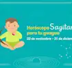 Personalidad del horóscopo Sagitario para tu bebé
Sagitario
22 de noviembre- 21 de diciembre