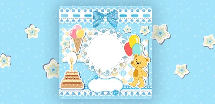 Exemplo de convite para chá de bebê