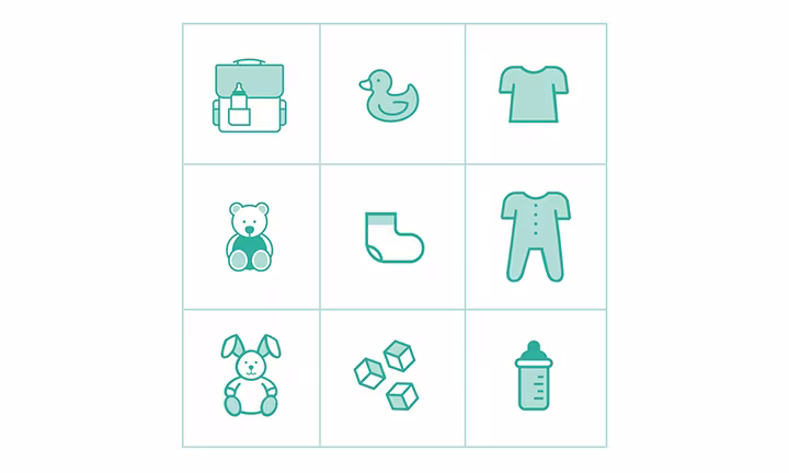 Baby Shower Bingo game