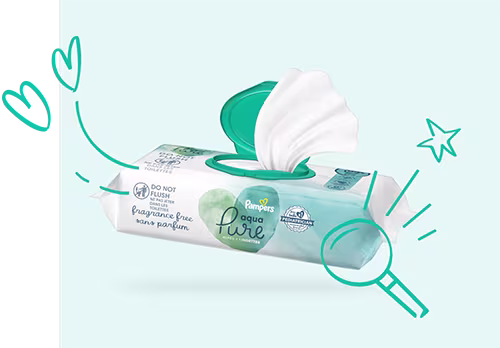 Lingettes Pampers® Aqua Pure
