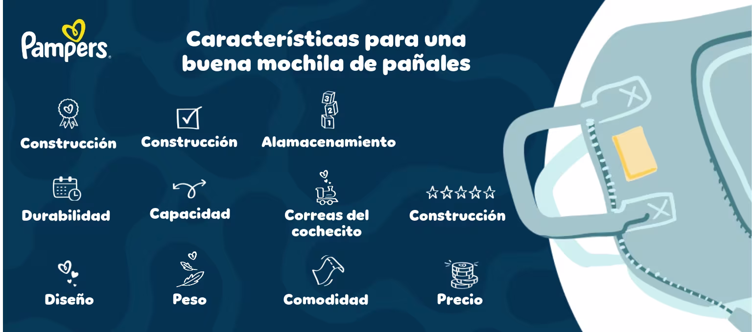 Qué tener en cuenta al elegir una mochila para pañales