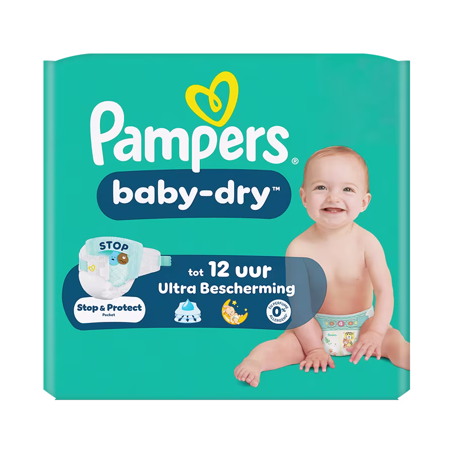 Pampers® Baby-Dry™ luiers MAAT 2 - 8 4.7 out of 5 stars rating