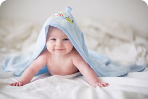 baby smiling