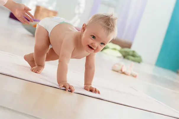Consejos de seguridad infantil con bebés activos