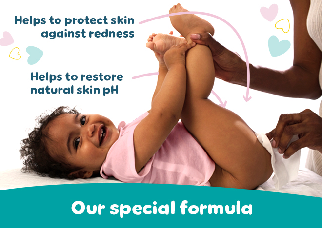 Unique formula that helps restore natural skin pH