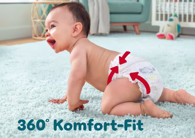 360° Komfort-Fit und weiche Materialien