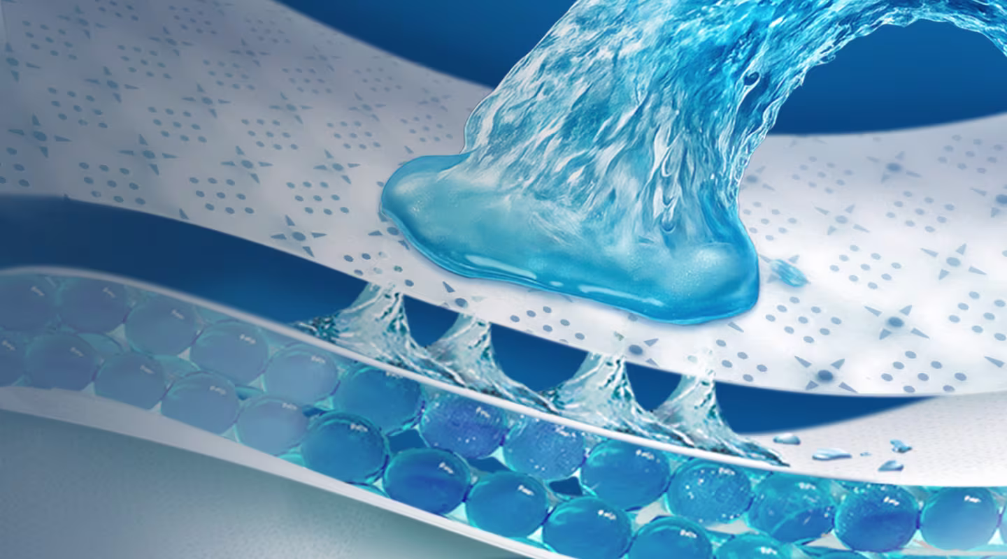 さらに進化 追加吸収パッド(パンパースさらさらケアとの比較)