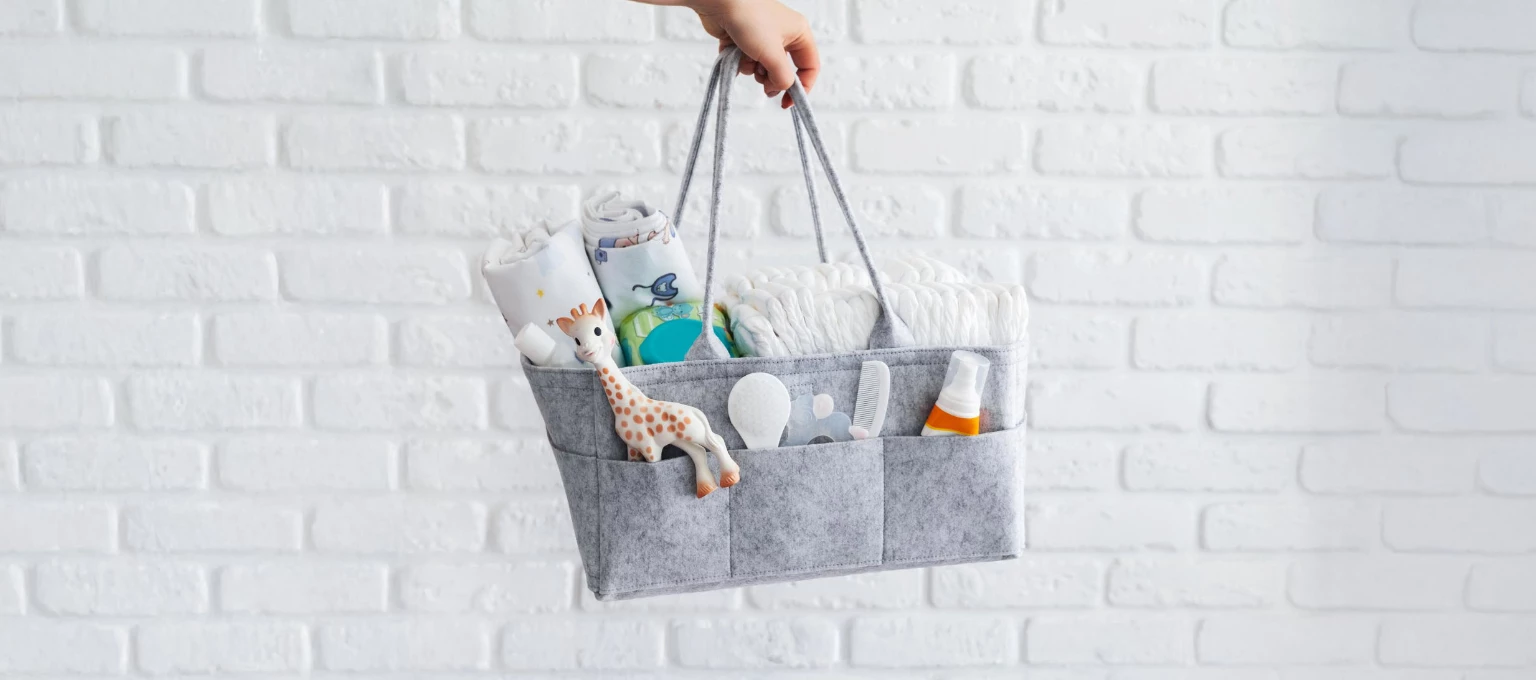 Qué poner en un organizador de pañales | Pampers® Latam, image size:1536x680