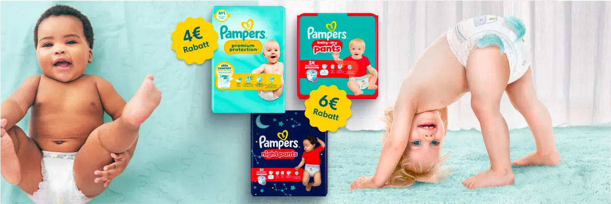 Entdecke unsere Pampers Coupons!