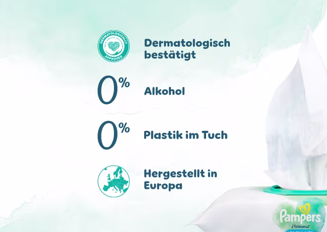 Volle Windeln erhöhen den pH-Wert der Haut und können Irritationen hervorrufen. Die einzigartige Formel hilft, den natürlichen pH-Wert wiederherzustellen.