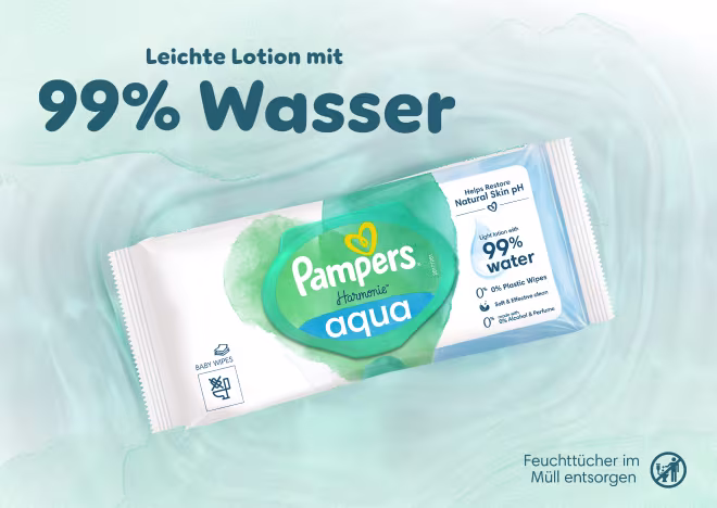 Pampers® Harmonie™ Aqua Feuchttücher