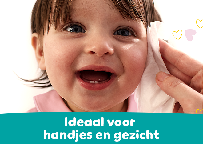 Ideaal voor handjes en gezicht
