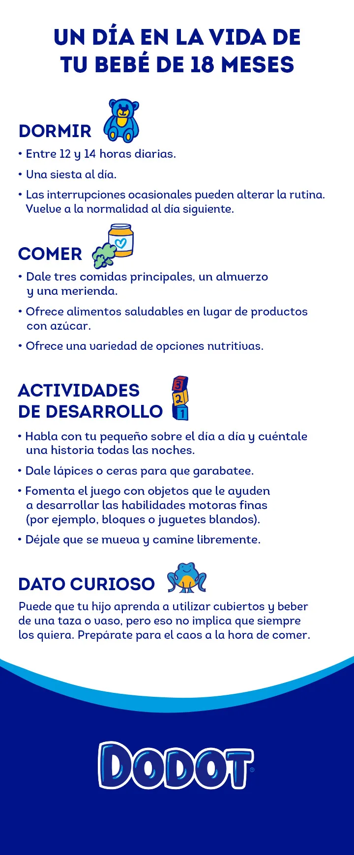 Un día en la vida de tu bebé de 18 meses