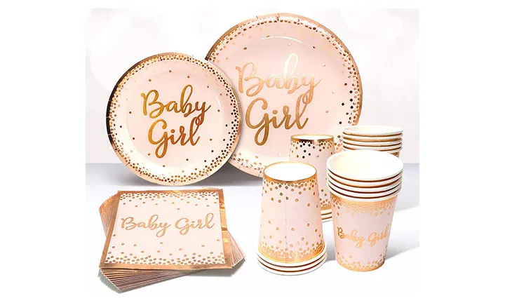 Sweet Baby Co. Baby Shower Plates and Napkins