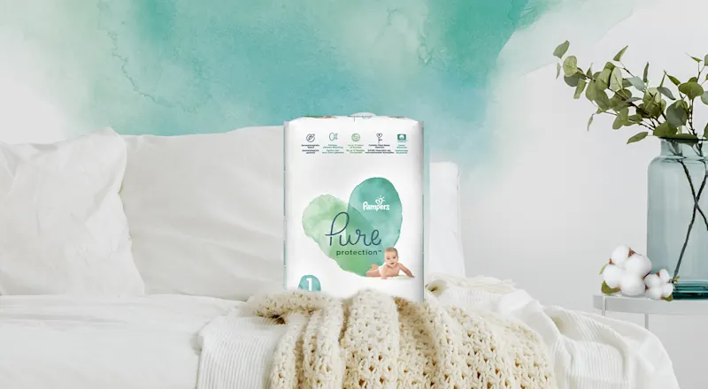 Pampers® Pure Protection Diapers.