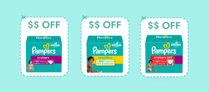 Get Pampers discount on your next  diaper purchases.*