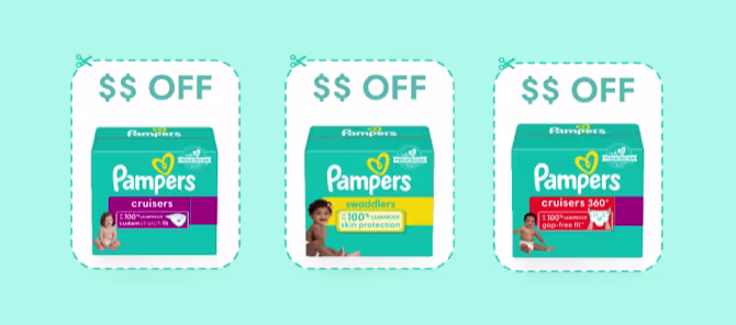 Get Pampers discount on your next diaper purchases.*